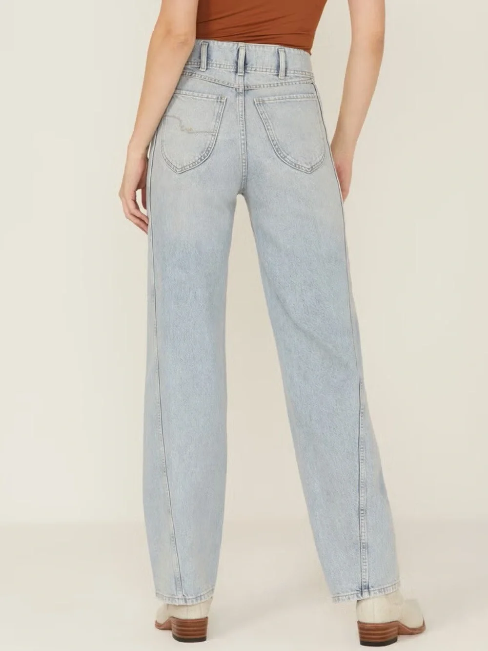 NWT Free People Aster High Rise Straight Leg Jeans